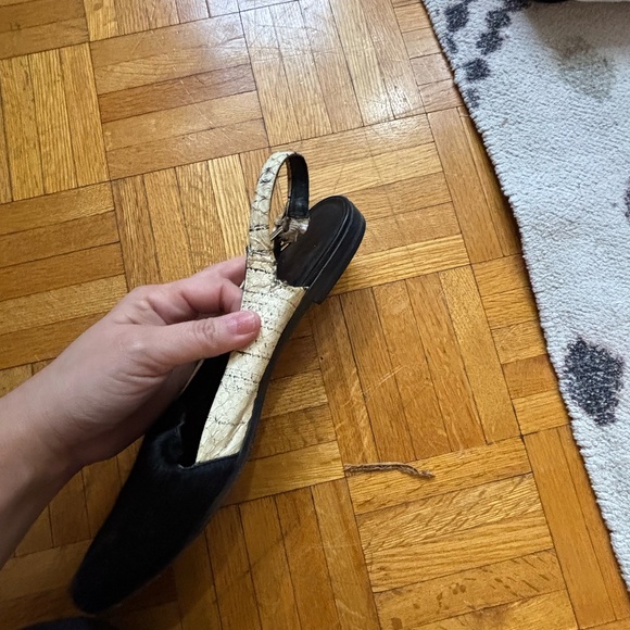 Theory slides leather sling back pony hair - Picture 5 of 6